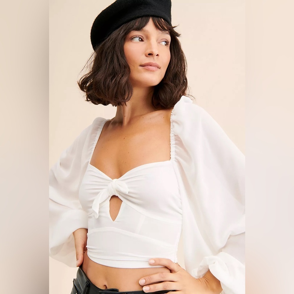 For Love And Lemons- Trisha Crop Top - Picture 3 of 9